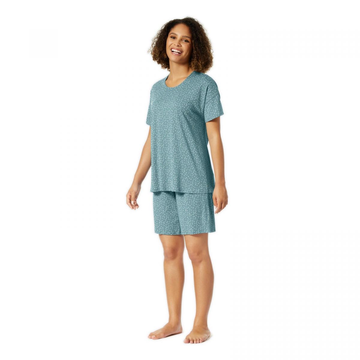 Bettwaren bei Schlafanzug Shop blaugrau kaufen günstig online Schiesser Damen kurz