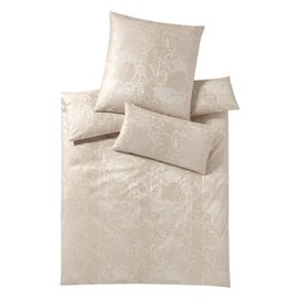 elegante Jacquard Satin Bettwäsche Maggiore gold