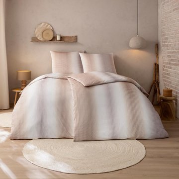 Estella Mako Interlock Jersey Bettwäsche Caspian leinen