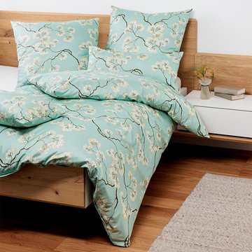 Janine Mako-Satin Bettwäsche Milano 45123-02 eisblau