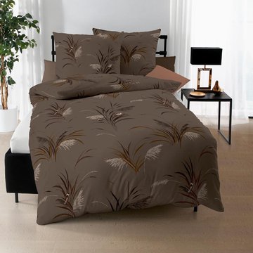 Kaeppel Interlock Jersey Bettwäsche Swing mocca