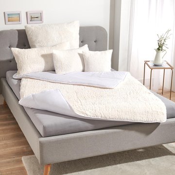 Traumschlaf Teddy-Flausch Komfortdecke, auch ohne Bettwäsche nutzbar