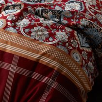 Traumschlaf Feinbiber Bettwäsche Aspen Ornament beere_dot_2