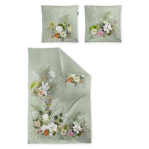 Irisette Mako-Satin Bettwäsche Wave 8711 grün_dot_3