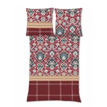 Traumschlaf Feinbiber Bettwäsche Aspen Ornament beere_dot_3