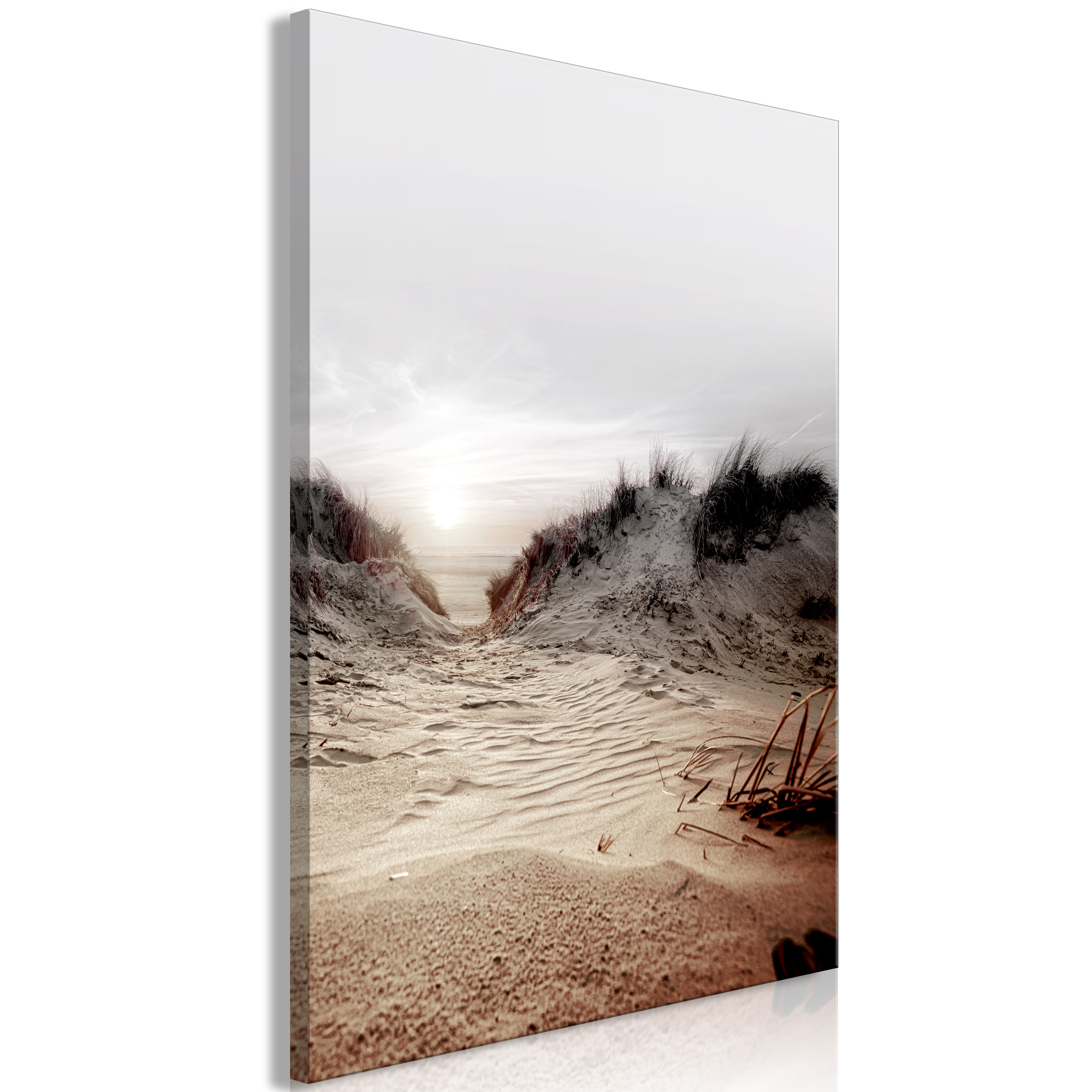 Wandbild - Way Through the Dunes (1 Part) Vertical