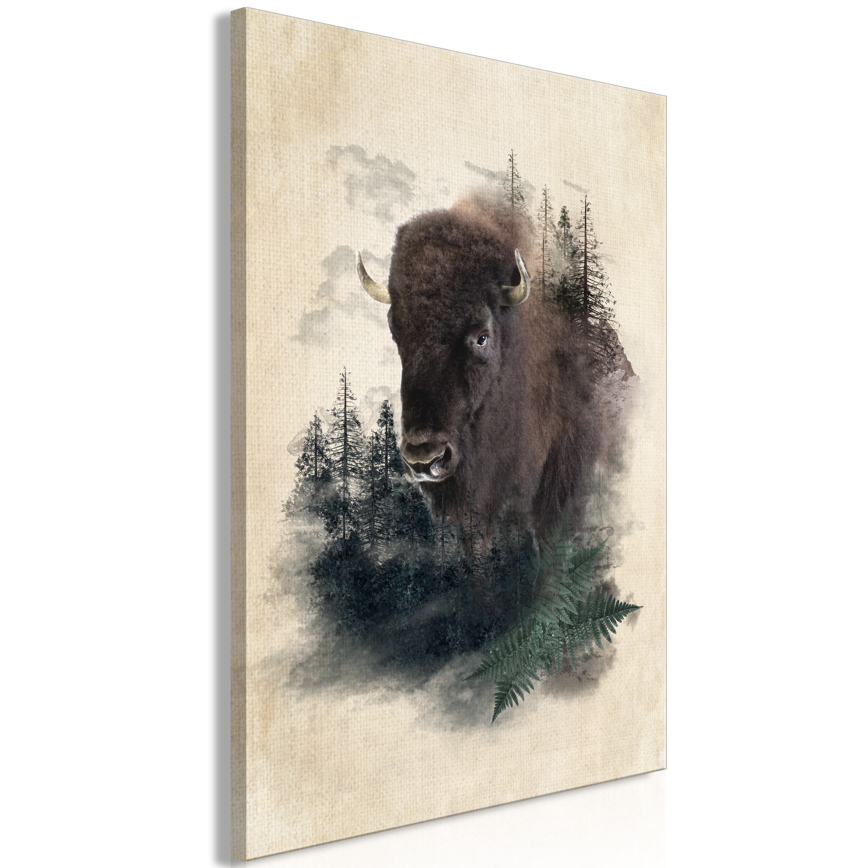 Wandbild - Stately Buffalo (1 Part) Vertical