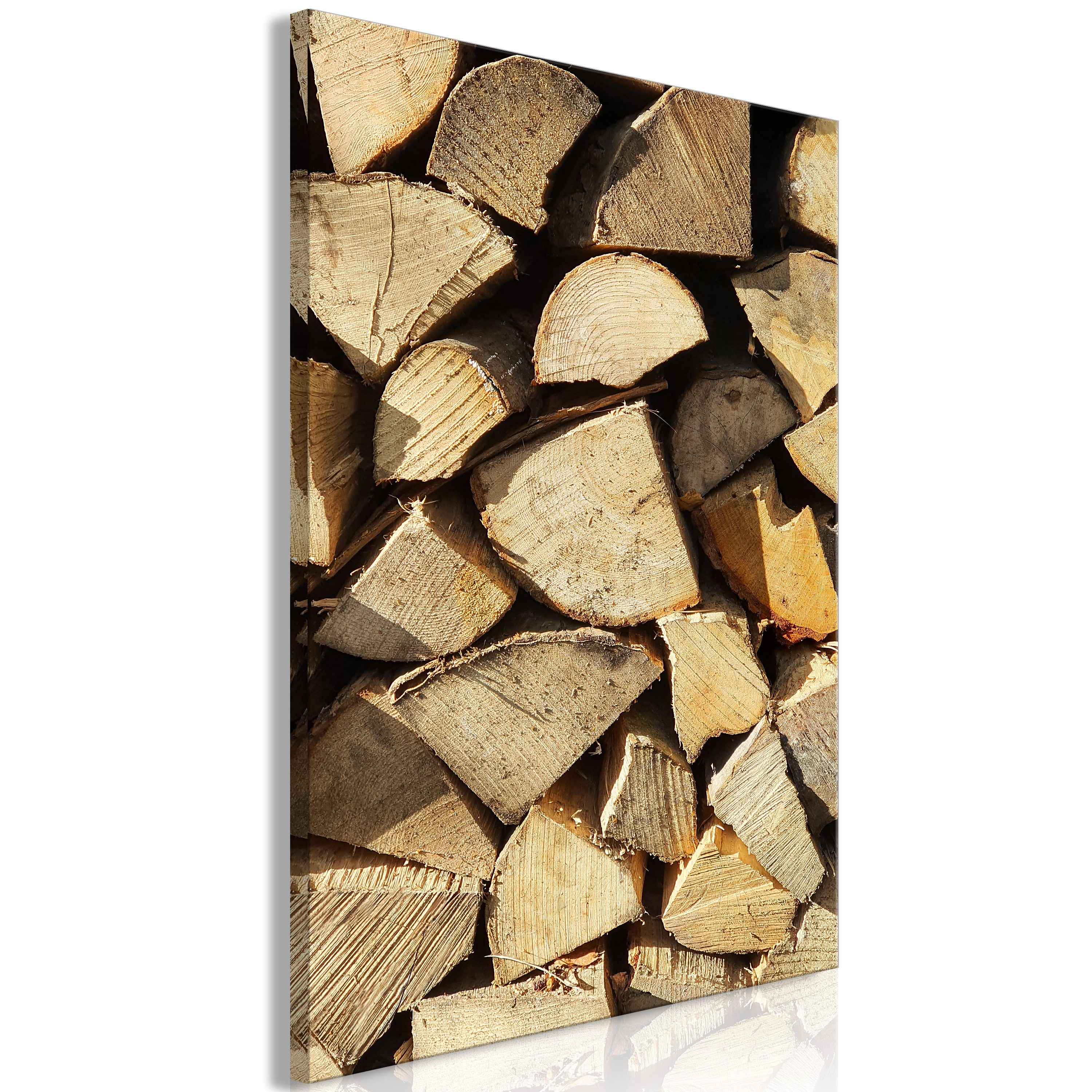 Wandbild - Beauty of Wood (1 Part) Vertical