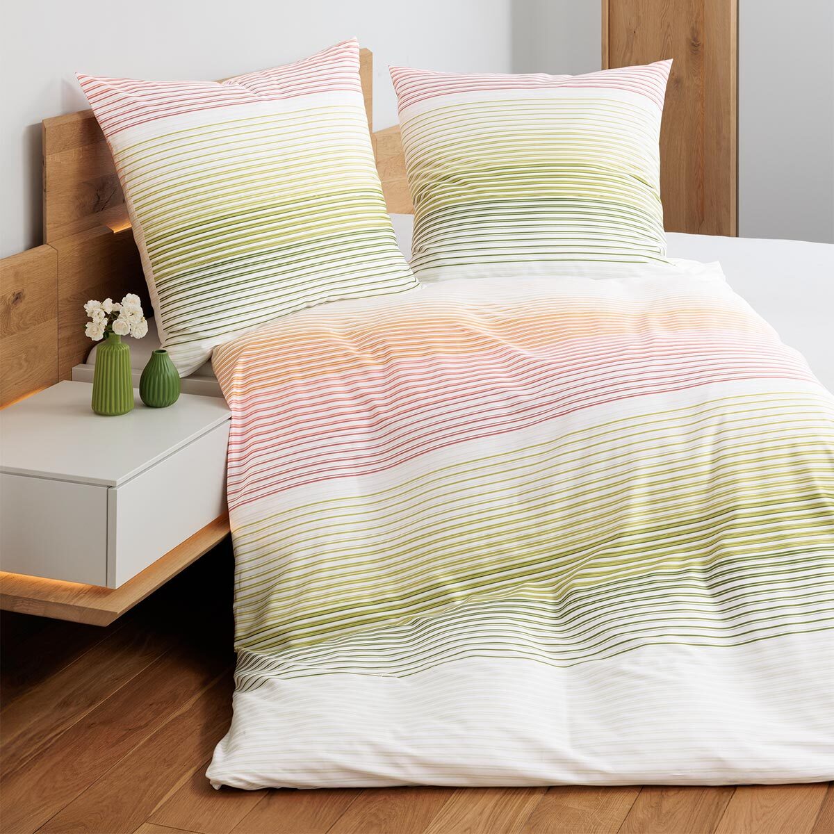 Janine Mako-Satin Bettwäsche J.D. 87113 multicolor