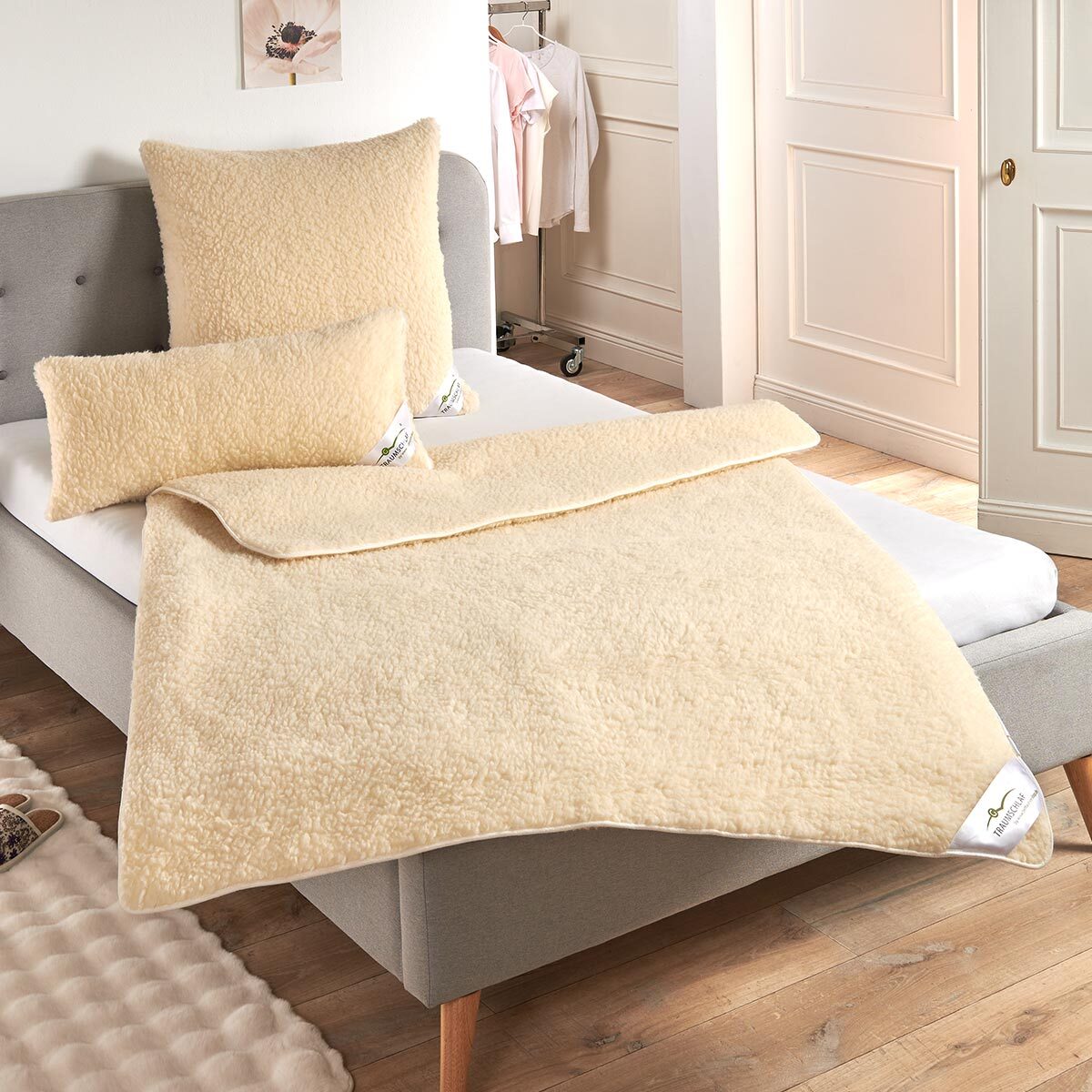 Traumschlaf Wollflor Duett Duvet Anna, Füllung: 100% Schurwolle